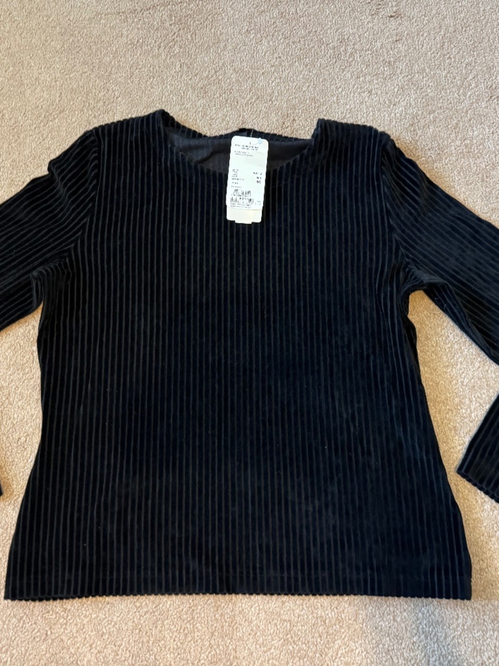 Escada Black Jersey Shirt